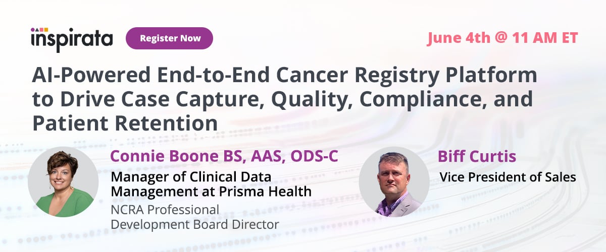 AI-Powered End-to-End Cancer Registry Platform to Drive Case Capture, Quality, Compliance, and Patient Retention
